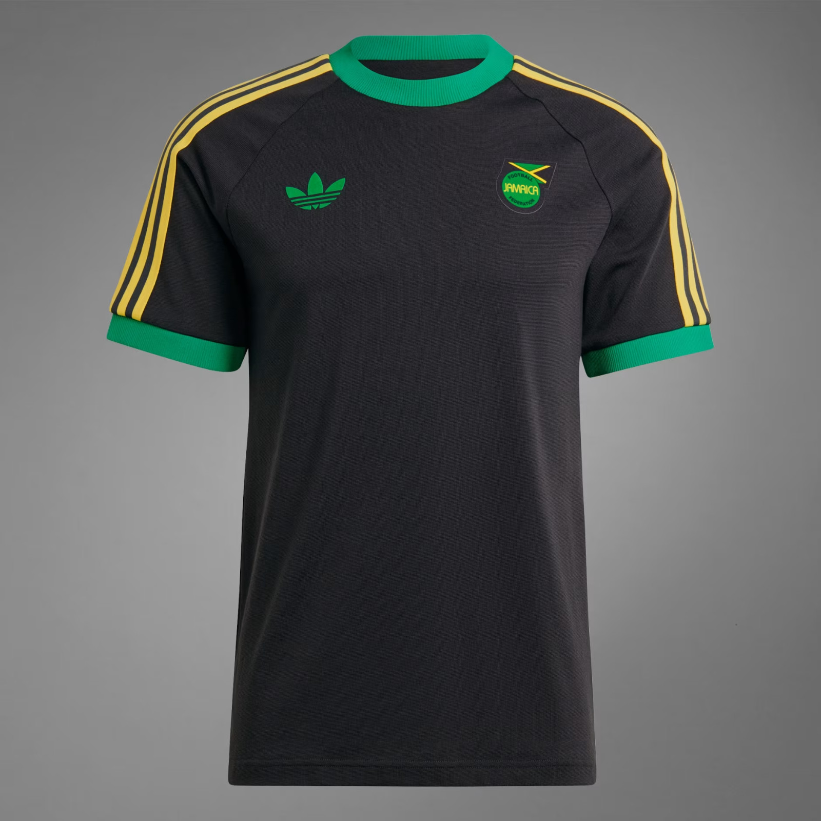 adidas Originals Men's Adicolor OG Jamaica Trefoil 3-Stripes Trefoil Tee IT7807