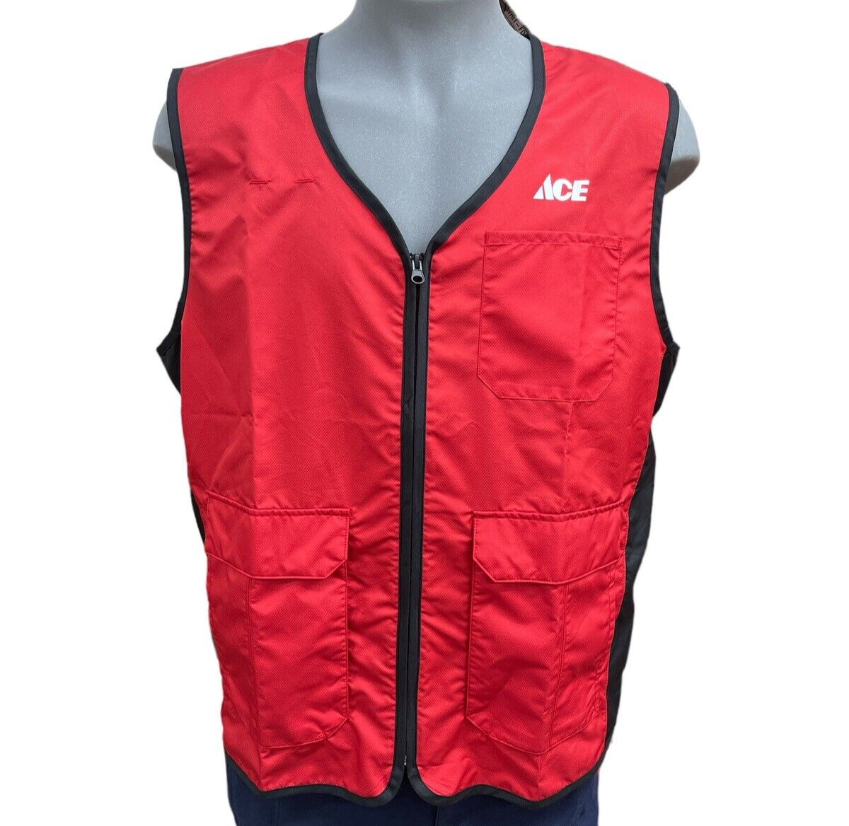 New Ace Hardware Employee Work Vest Uniform Light Weight No