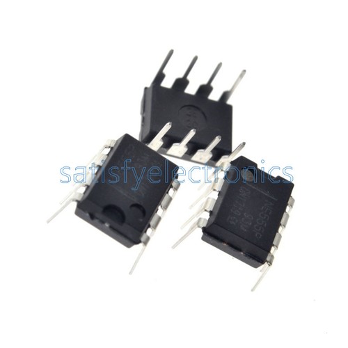 100Pcs/Lot Original Ne555P Ne555 In-Line Dip-8 Single High - Foto 6
