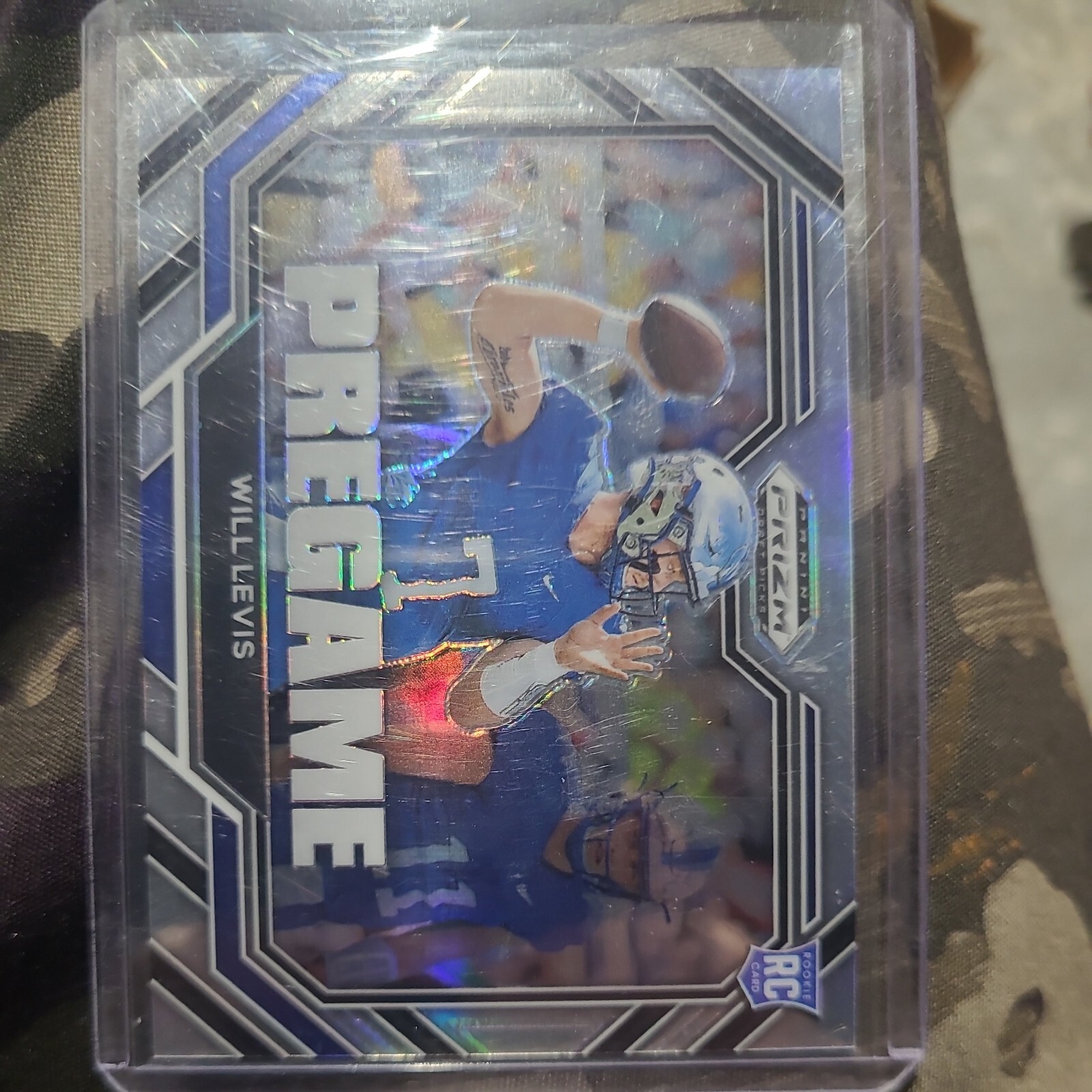 2023 WILL LEVIS Panini Prizm Draft Picks PREGAME Silver Prizm Insert SSP Titans