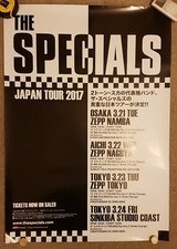 THE SPECIALS Poster Japan Tour  21st To 24th March 2017. ORIGINAL 