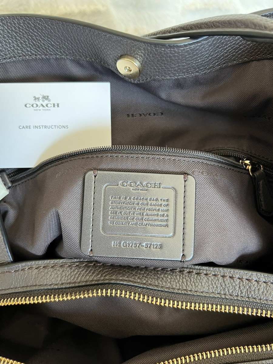 COACH手袋 北米限定モデル Coach Leather Shoulder Handbag G1757-57125-Oxblood 193971136363| eBay
