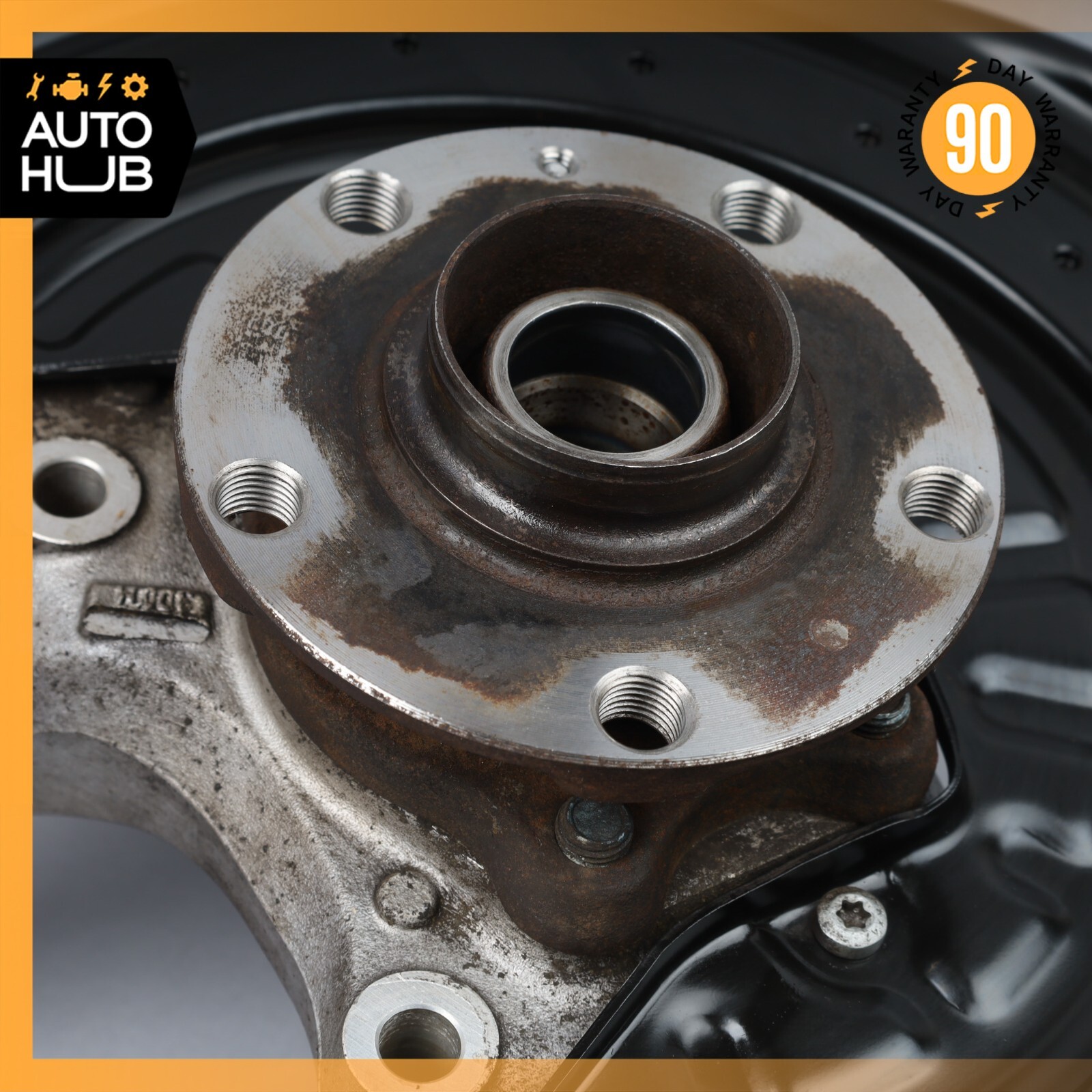 03-13 Bentley Continental GT Rear Left Driver Side Spindle Knuckle Hub OEM