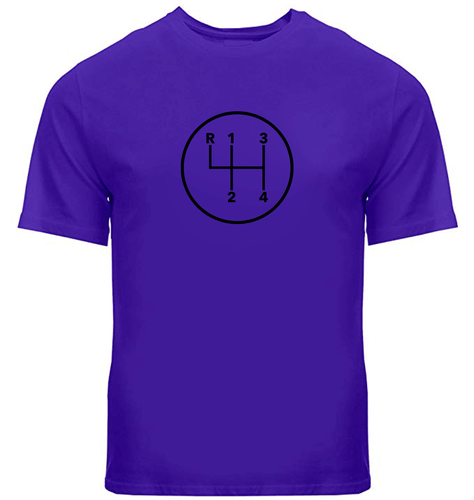 Manual Transmission Gears Shift Pattern 4 Speed Stick Shirts Mens Tee T-Shirt - Picture 21 of 34