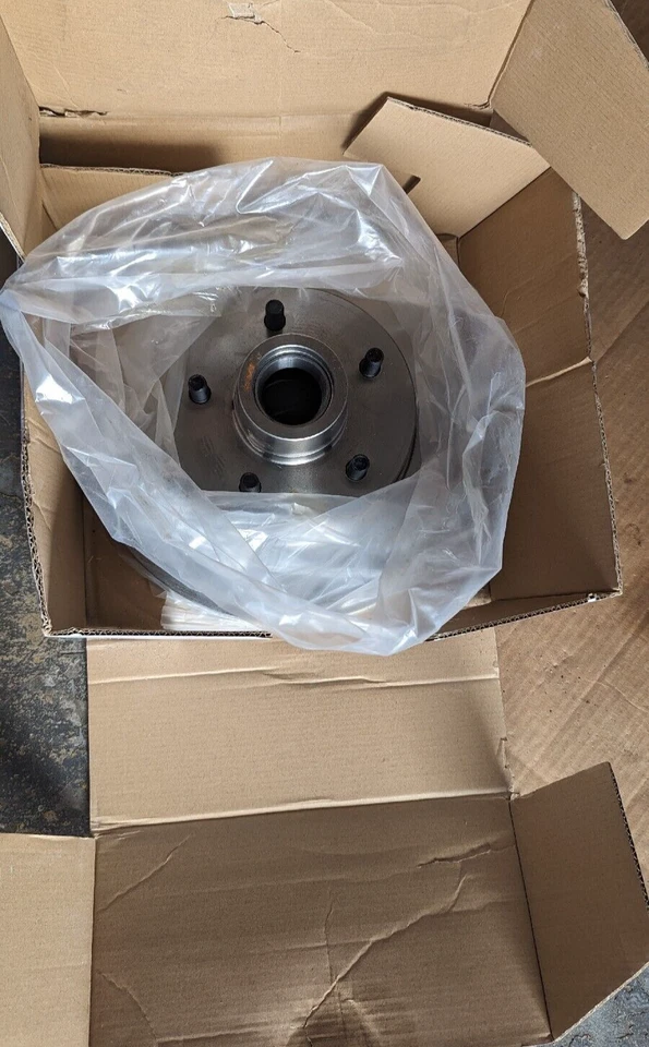 BENDIX ROTOR DE FREIO A DISCO DIANTEIRO E CONJUNTO DE CUBO 71 PONTIAC CATALINA E MAIS PRT1043 - Imagem 3 de 4