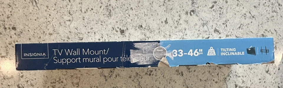 Heavy Duty Fixed TV Wall Mount Bracket Support Max 46” LCD LED Monitor Panel - Image 2 of 4