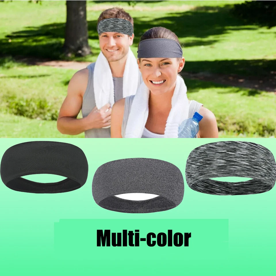 5 PIEZAS Diadema Deportiva Banda Anti-Sudor Correr Yoga Elastizada Diadema Hombres Mujeres Foto 2 de 4