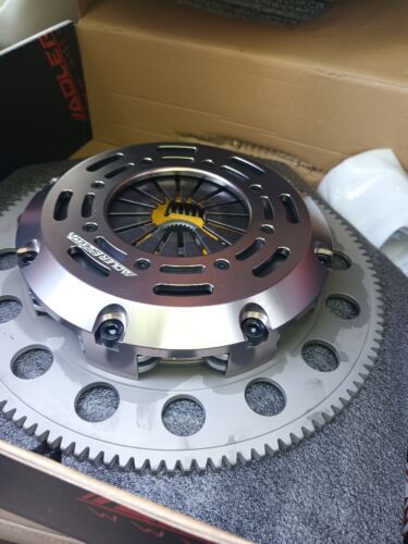 Embrague de resorte doble disco + volante para Acura RSX Honda serie K K K20 K24 medio WT - Imagen 1 de 9