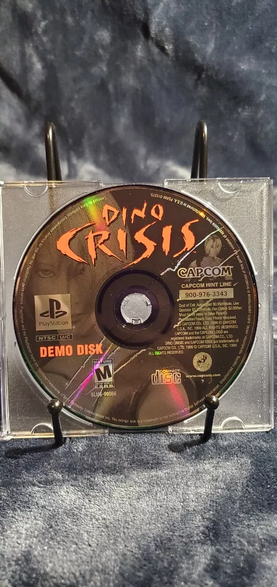 Dino Crisis Demo Disk (from Resident Evil 3) PlayStation PS1 Game Disc  Only!