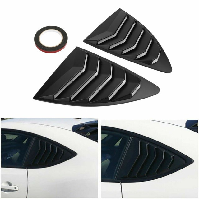 MatteBlack Side Window Louver For 1318 Scion FRS Subaru BRZ Toyota 86