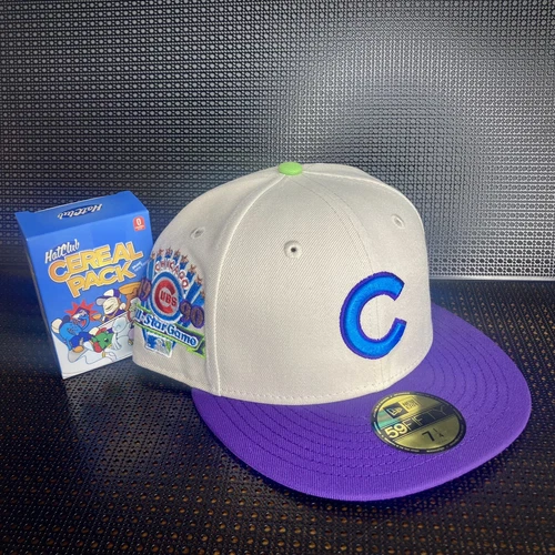 New Era 59Fifty “CEREAL PACK” Chicago Cubs Size 7 1/4 Hat Club Boo Berry