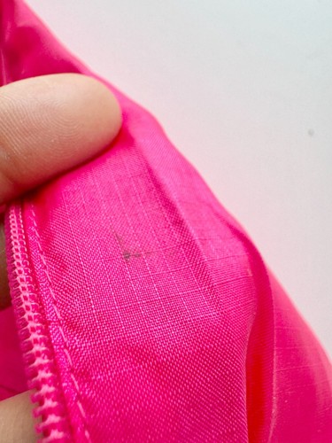Vintage Kids' NIKE Hot Pink 100% Nylon Windbreaker Track Pants, Size L (14) - Picture 5 of 13