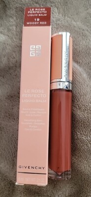 GIVENCHY Le Rose Perfecto Liquid Balm 19 WOODY RED 0.2oz 