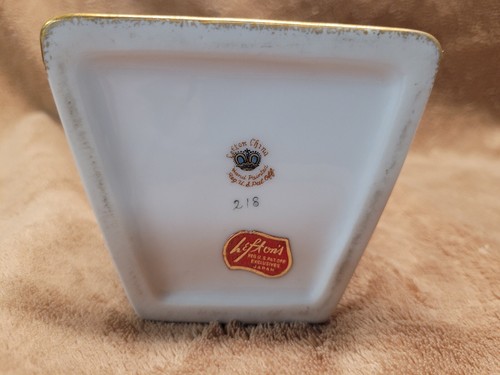 Lefton China 218 Lord's Prayer Wall Pocket -rare, few missing petals, must see - Picture 6 of 17