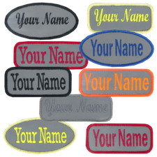 Reflective Name Patches Uniform Work Shirt, Personalized, Custom Embroidery
