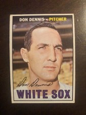 1967 Topps #259 Don Dennis White Sox - VG EX