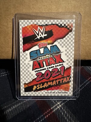 The Rock Dwayne Johnson 25th Anniversary 2/5 2021 Topps Slam Attax