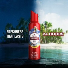 Old Spice Original Deodorant Body Spray - 140 ml (Pack of 3) Free Shipping