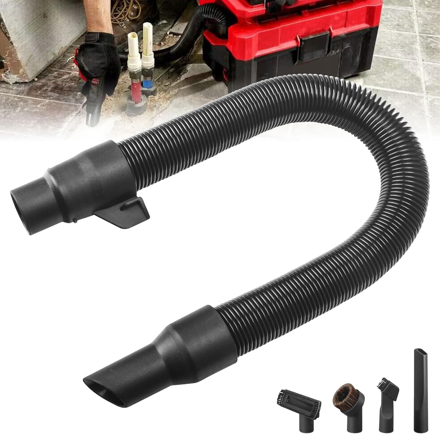 14-37-0105 18V/28V Wet/Dry Vac Hose Assembly for Milwaukee M18 Vacuum 0880-20 09