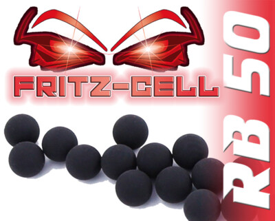 200 x RAM Munition T4E Cal .50 HDR50  HDP50 Rubberball Gummigeschoss schwarz