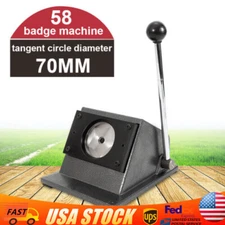 Button Maker 58mm Card Badge Punch Press Machine 500 grams Parts Circle Cutter