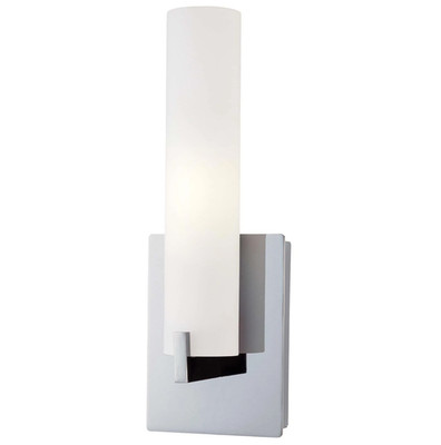 Kovacs Integrated LED Tube 13'' Tall Bathroom Sconce Etched Opal Shade P5040-077