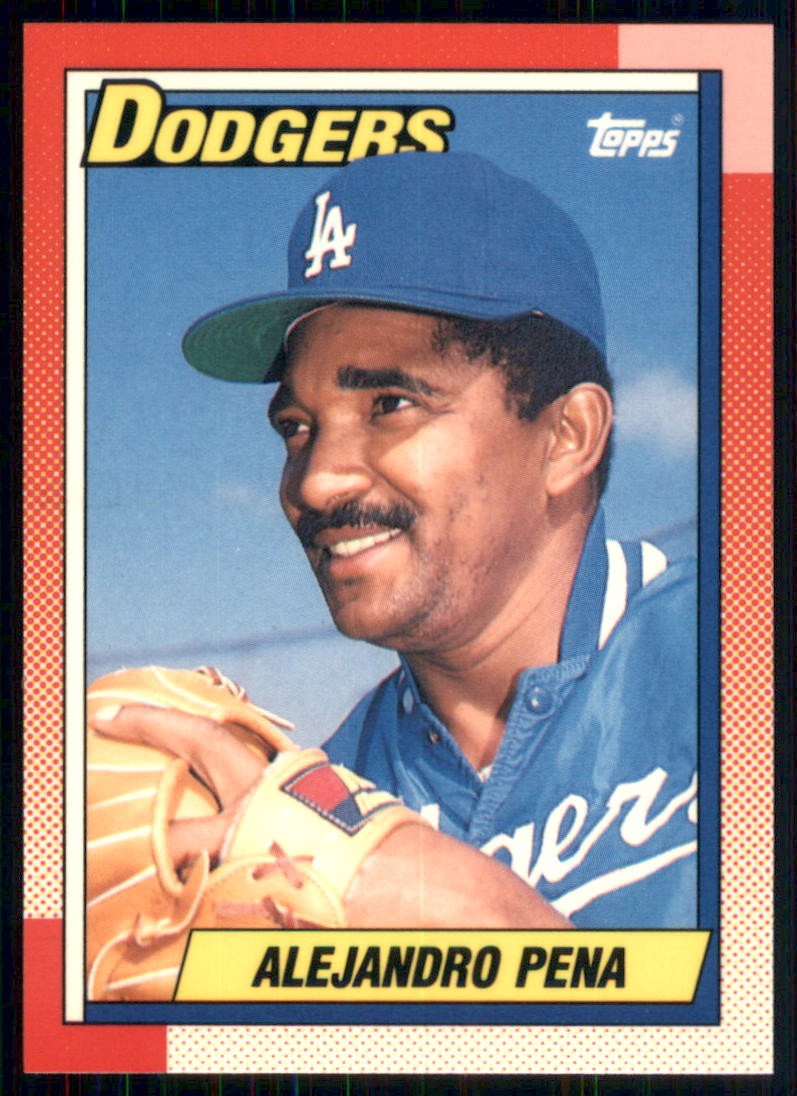 1990 Topps #483 Alejandro Pena Collector's Edition (Tiffany)