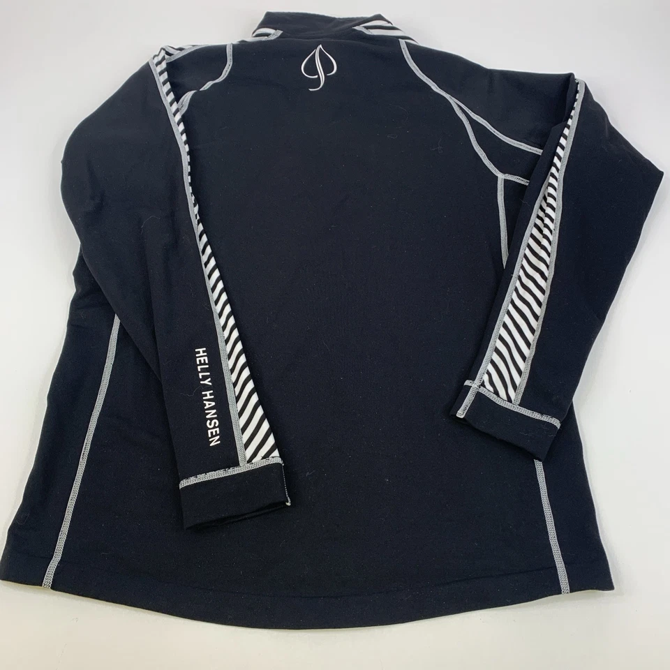 Camisa Aspen Snowmass Helly Hansen 1/4 Cremallera LS Para Hombres XL? Cremallera negra 1/4 LS elástica Foto 4 de 4