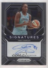 2021 Panini Prizm WNBA Signatures Tina Charles #SG-TCH Auto 1v7