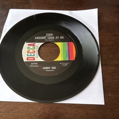 Lenny Dee Turn Around, Look At Me / Folsom Prison Blues 7'' Vinyl Instrumental D 