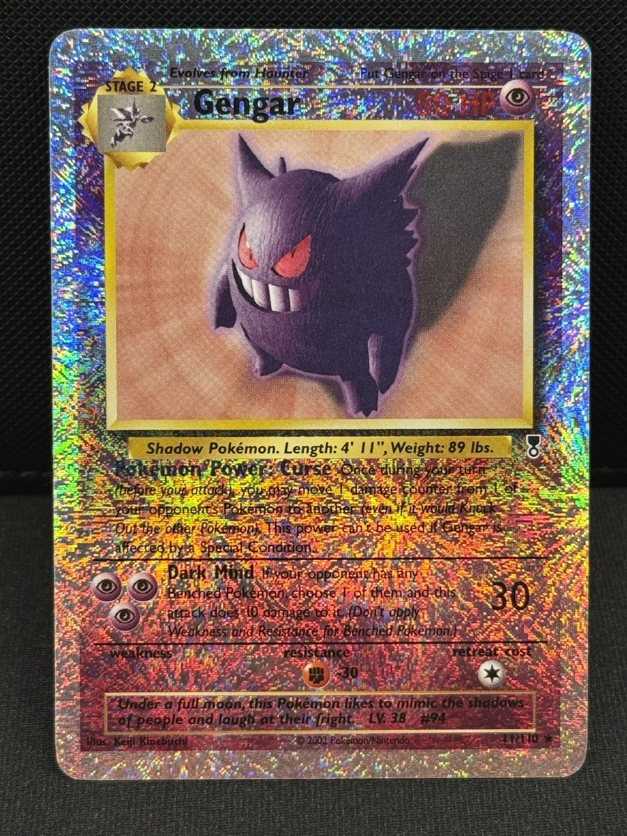 Gengar Pokémon TCG Legendary Collection Individual Collectible