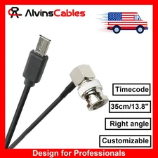for Tentacle Timecode Cable 3.5mm TRS to Micro USB SYNC E Generator 35cm 13.8in