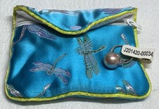 Signed, 925 CZ China, Sterling Pearl Ring Pearlfection Pouch Size 5.25, Vintage