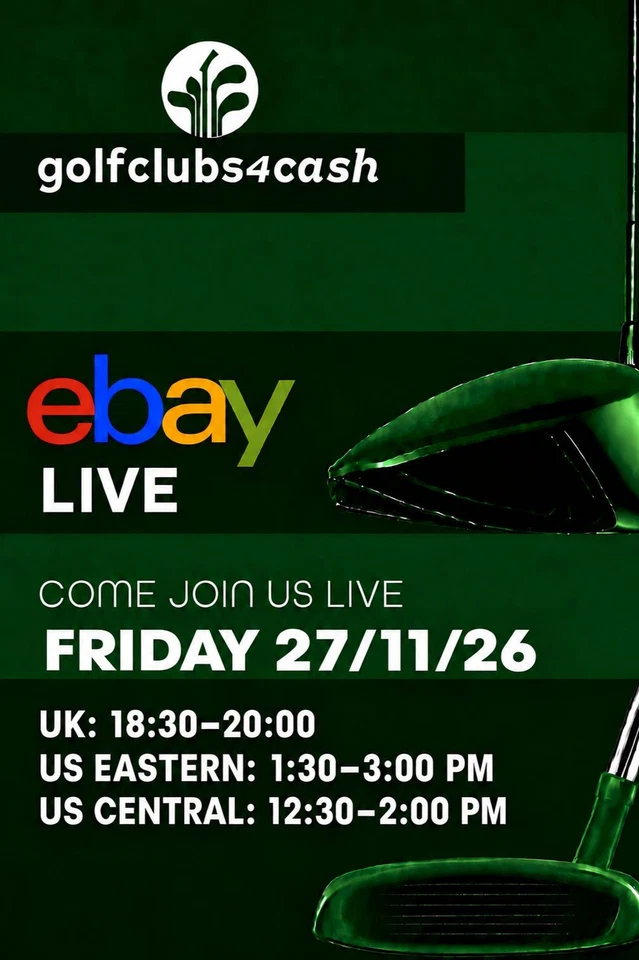 Golfclubs4cash Ebay Live! Europe's Largest Used Golf Selection. £1 Starts⛳