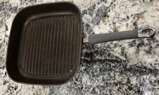 PAMPERED CHEF 11" SQUARE GRIDDLE PAN, Ribbed Great Pan 🔥