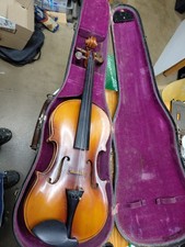 Violin-Kiso Suzuki Violin 4/4 1971 Copy of Stradivarius 1720 No. 7 Japan w/Case