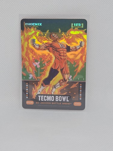 Tecmo Bowl Phoenix Fire BF134 Bo Jackson Battle Arena BO NIX Battlefoil Fire