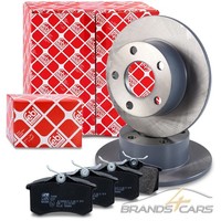 Febi Bremsscheiben Ø245+BELÄGE Hinten FÜR Audi A6 C5 Skoda Superb 1 Vw Passat B5