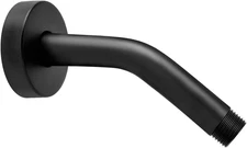 Shower Arm with Flange 6 in Shower Extension Extender Pipe 45 Degree Rain Shower