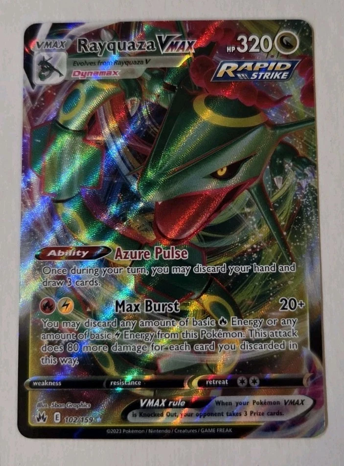 Rayquaza VMAX Pokémon TCG Cards for sale | eBay
