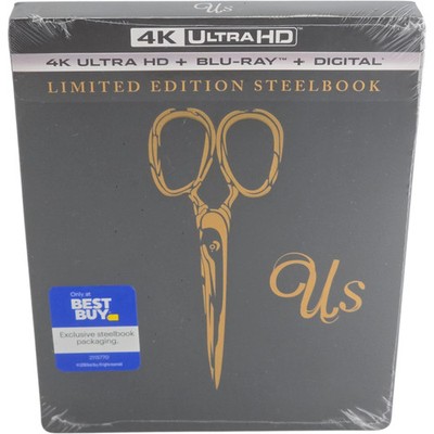 Us 4K Ultra HD + Blu-ray + Digital HD SteelBook Prägung Jordan Peele [-18] Libr