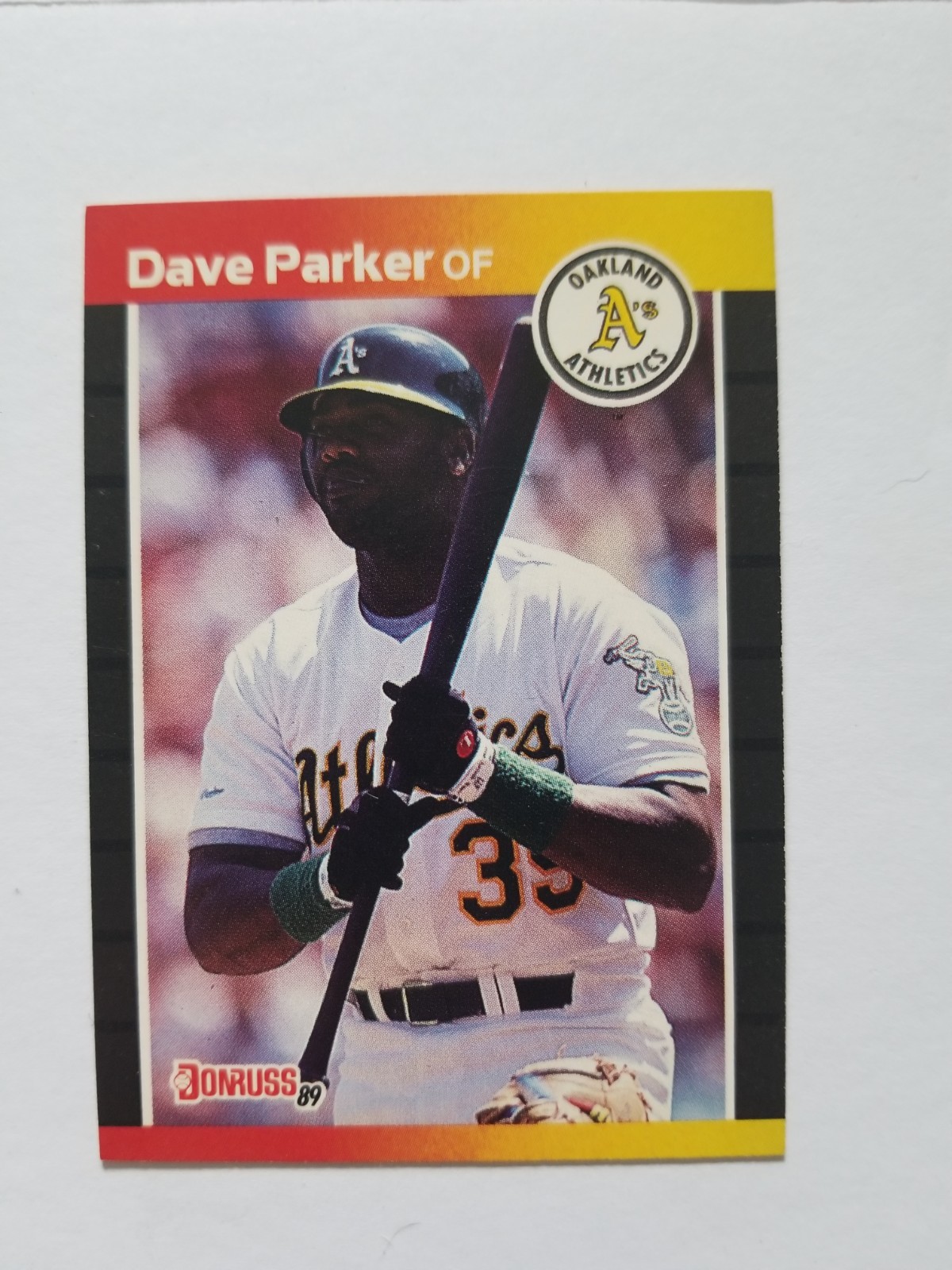 Dave Parker 1989 Donruss #150 Oakland Athletics