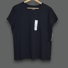 New Time and Tru Women  s XL Slub Jersey Crewneck Short Sleeve T-Shirt