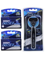 Dorco Pace 6 Plus Power - Six Blade Razor System with Trimmer 9...