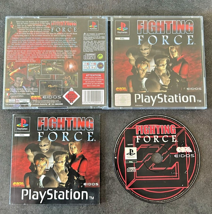 Fighting force playstation PS1  complet CIB PAL FR
