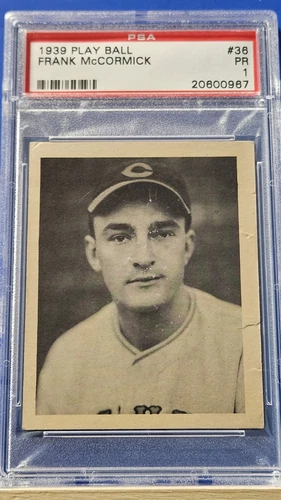 Frank McCormick - 1939 Play Ball  PSA 1