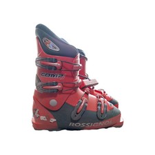 Rossignol Comp J Cockpit Comfort Fit Ski Boots Red Black Size 25.5