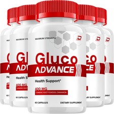 (5 Pack) Gluco Advance Capsules – GlucoAdvance All Natural Glycogen Support