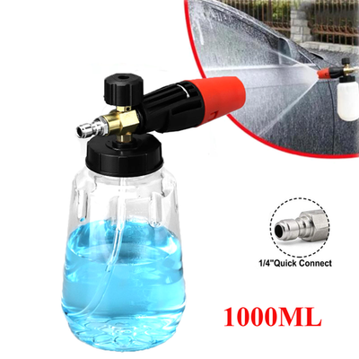 #ad Snow Foam Washer Gun Car Wash Soap Lance 1 4quot; Cannon Spray Pressure Jet Bottle $19.98