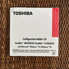 Toshiba Configuration Builder CD Satellite 4090DVD/ 4100XDVD w/ Windows 95/98
